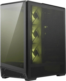 Корпус MSI MAG Pano 130R PZ черный без БП ATX 6x120mm 2x140mm 2xUSB3.0 audio AirDuct bott PSU - купить недорого с доставкой в интернет-магазине