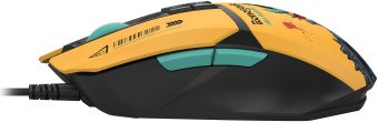 Мышь A4Tech Bloody W63 Max Renegade желтый/рисунок оптическая (12000dpi) USB - купить недорого с доставкой в интернет-магазине