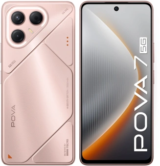 Смартфон Tecno Pova 7 5G 128Gb 8Gb розовый моноблок 3G 4G 2Sim 6.78" 1080x2460 Android 15 50Mpix 802.11 a/b/g/n/ac/ax NFC GPS GSM900/1800 Protect microSD max1024Gb - купить недорого с доставкой в интернет-магазине