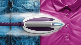 Парогенератор Philips GC9660/30 2700Вт фиолетовый/белый - купить недорого с доставкой в интернет-магазине