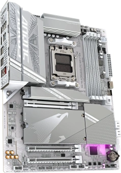 Материнская плата Gigabyte X870E AORUS ELITE WIFI7 ICE SocketAM5 AMD X870E 4xDDR5 ATX AC`97 8ch(7.1) 2.5Gg RAID+HDMI - купить недорого с доставкой в интернет-магазине