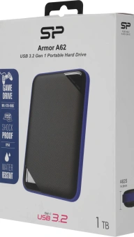 Жесткий диск Silicon Power USB3.0 1TB SP010TBPHD62SS3B Armor A62 2.5" синий - купить недорого с доставкой в интернет-магазине