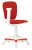 Кресло детское Бюрократ CH-W204/F красный 26-22 крестов. пластик подст.для ног пластик белый - цена, купить или заказать с доставкой в интернет-магазине Кресло детское Бюрократ CH-W204/F красный 26-22 крестов. пластик подст.для ног пластик белый - купить недорого с доставкой в интернет-магазине