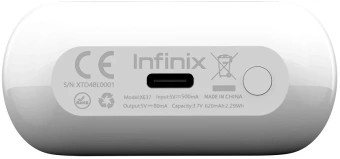 Гарнитура внутриканальные Infinix XE37 белый беспроводные bluetooth в ушной раковине (10317668) - купить недорого с доставкой в интернет-магазине
