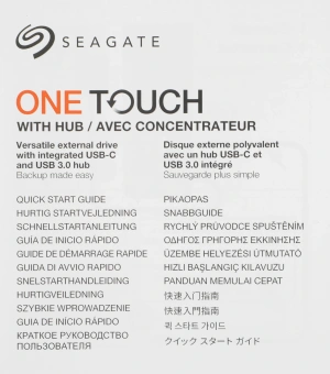 Жесткий диск Seagate USB3.0 12.2TB STLC12000402 One Touch Hub 3.5" черный - купить недорого с доставкой в интернет-магазине