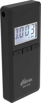 Алкотестер Ritmix RAT-600 электрохимический черный - купить недорого с доставкой в интернет-магазине
