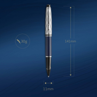 Ручка роллер Waterman Expert L`Essence du Bleu (2166429) LaqBlue CT F черн. черн. подар.кор. - купить недорого с доставкой в интернет-магазине