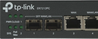 Межсетевой экран TP-Link ER7212PC 10/100/1000BASE-TX/SFP черный - цена, купить или заказать с доставкой в интернет-магазине Межсетевой экран TP-Link ER7212PC 10/100/1000BASE-TX/SFP черный - купить недорого с доставкой в интернет-магазине