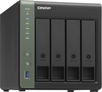 Сетевое хранилище NAS Qnap TS-431KX-2G 4-bay настольный Cortex-A15 AL-214 - купить недорого с доставкой в интернет-магазине