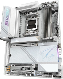 Материнская плата Gigabyte X870E AORUS PRO ICE SocketAM5 AMD X870 4xDDR5 ATX AC`97 8ch(7.1) 2.5Gg RAID+HDMI - купить недорого с доставкой в интернет-магазине