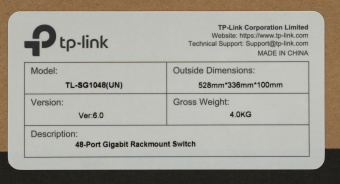Коммутатор TP-Link TL-SG1048 (L2) 48x1Гбит/с неуправляемый - цена, купить или заказать с доставкой в интернет-магазине Коммутатор TP-Link TL-SG1048 (L2) 48x1Гбит/с неуправляемый - купить недорого с доставкой в интернет-магазине