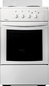 Плита Электрическая Flama AE 1402 W белый эмаль - купить недорого с доставкой в интернет-магазине