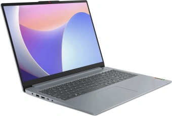 Ноутбук Lenovo IdeaPad Slim 3 15AMN8 Ryzen 5 7520U 8Gb SSD512Gb AMD Radeon 610M 15.6" TN FHD (1920x1080) noOS grey WiFi BT Cam (82XQ0007RK) - купить недорого с доставкой в интернет-магазине