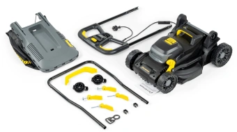 Газонокосилка роторная Champion EM3414 1400Вт - купить недорого с доставкой в интернет-магазине