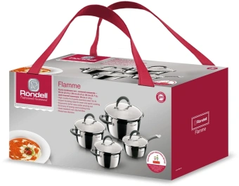 Набор посуды Rondell Flamme RDS-040 8 предметов - купить недорого с доставкой в интернет-магазине
