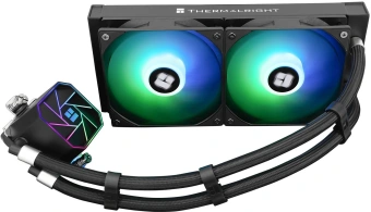 Система водяного охлаждения Thermalright Aqua Elite 240 V3 ARGB Soc-AM5/AM4/1151/1200/2066/1700 черный 4-pin 25.6dB Al Ret (A-ELITE-BL-240-ARGB-V3) - купить недорого с доставкой в интернет-магазине