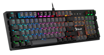 Клавиатура A4Tech B820R Dual Color механическая черный/серый USB for gamer LED (B820R GREY (BLUE SWITCH)) кабель 1.8м - купить недорого с доставкой в интернет-магазине