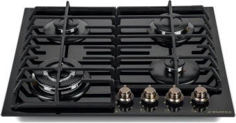 Газовая варочная поверхность Maunfeld EGHG.64.63CB.R/G черный - купить недорого с доставкой в интернет-магазине