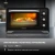 Мини-печь Hyundai MIO-HY103 20л. 1380Вт черный - купить недорого с доставкой в интернет-магазине