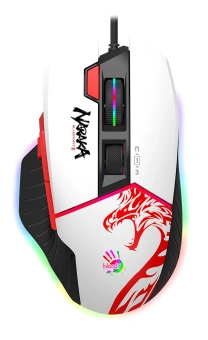 Мышь A4Tech Bloody W95 Max Naraka белый/рисунок оптическая 12000dpi USB 6but - купить недорого с доставкой в интернет-магазине