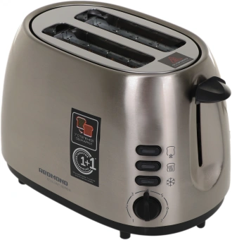 Тостер Redmond RT-M404 800Вт серебристый - купить недорого с доставкой в интернет-магазине