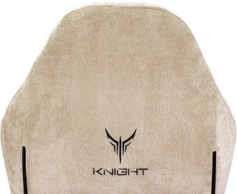 Кресло игровое Knight N1 Fabric бежевый Light-21 с подголов. крестов. металл - купить недорого с доставкой в интернет-магазине