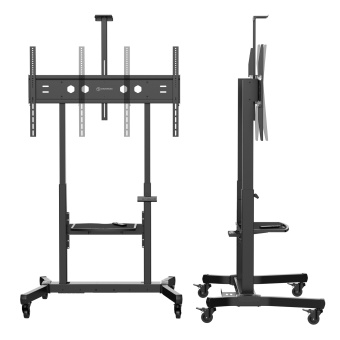 Стойка для телевизора Onkron TS1991 eLift черный 50"-100" макс.120кг напольный наклон - купить недорого с доставкой в интернет-магазине