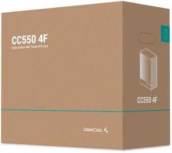 Корпус Deepcool CC550 4F черный без БП ATX 4x120mm 5x140mm 1xUSB2.0 1xUSB3.0 audio bott PSU - купить недорого с доставкой в интернет-магазине