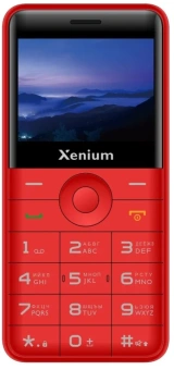 Мобильный телефон Xenium X700 красный моноблок 2Sim 2.31" 240x320 Nucleus 0.3Mpix GSM900/1800 MP3 FM microSD max32Gb - купить недорого с доставкой в интернет-магазине