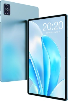 Планшет Teclast M50S T606 (1.6) 8C RAM4Gb ROM128Gb 10.1" IPS 1280x800 Android 14 голубой 13Mpix 5Mpix BT WiFi microSD 256Gb 6000mAh 10hr - купить недорого с доставкой в интернет-магазине