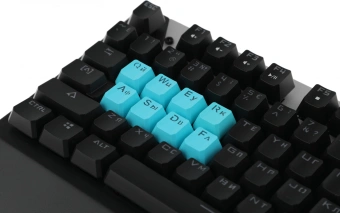 Клавиатура A4Tech B865 механическая серый/черный USB for gamer LED (B865 ICE BLUE) кабель 1.8м - купить недорого с доставкой в интернет-магазине