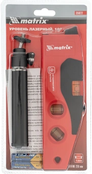 Уровень лазер. Matrix 35022 цв.луч. красный - купить недорого с доставкой в интернет-магазине