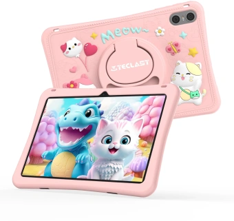 Планшет Teclast P30T Kids A523 (1.8) 8C RAM4Gb ROM128Gb 10.1" IPS 1280x800 Android 14 розовый 5Mpix 2Mpix BT WiFi Touch microSD 256Gb 6000mAh 10hr - купить недорого с доставкой в интернет-магазине