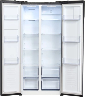 Холодильник Hyundai CS4505F 2-хкамерн. нержавеющая сталь - купить недорого с доставкой в интернет-магазине