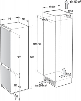 Холодильник Gorenje RKI2181E1 2-хкамерн. - цена, купить или заказать с доставкой в интернет-магазине Холодильник Gorenje RKI2181E1 2-хкамерн. - купить недорого с доставкой в интернет-магазине