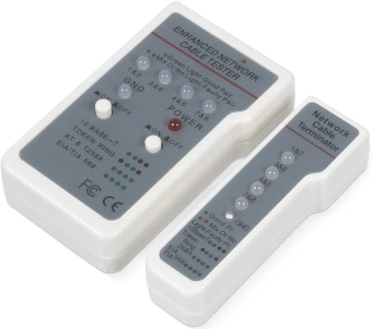 Тестер кабельный Cabeus HT-488CT белый/серый - купить недорого с доставкой в интернет-магазине