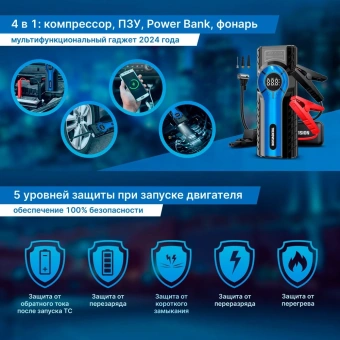 Автомобильный компрессор TrendVision Start Compressor шланг 0.10м - купить недорого с доставкой в интернет-магазине