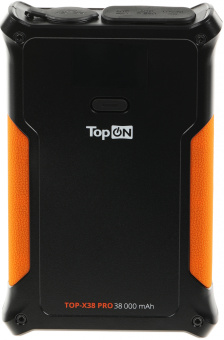 Мобильный аккумулятор TopON TOP-X38PRO 38000mAh QC3.0/PD3.0 160W 3A черный/оранжевый (103362) - купить недорого с доставкой в интернет-магазине