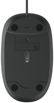 Мышь Logitech M86 черный оптическая 8000dpi USB для ноутбука 2but (910-007661) - купить недорого с доставкой в интернет-магазине