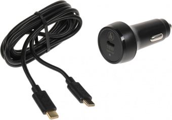Автомобильное зар./устр. Hama H-183327 18W 3A (PD+QC) USB Type-C универсальное черный (00183327) - купить недорого с доставкой в интернет-магазине
