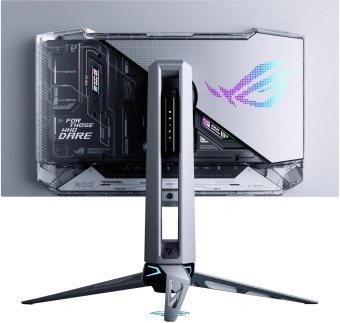 Монитор Asus 26.5" ROG Swift PG27AQWP-W светло-серый WOLED LED 16:9 HDMI глянцевая HAS Piv 1500000:1 1500cd 178гр/178гр 2560x1440 540Hz FreeSync Premium Pro DP 2K USB 7.04кг - купить недорого с доставкой в интернет-магазине