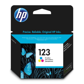 Картридж струйный HP 123 F6V16AE (срок до 02/2024) многоцветный (100стр.) для HP DJ 2130/2620/2630/2632/3639 - купить недорого с доставкой в интернет-магазине