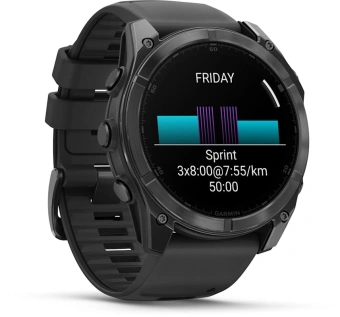 Смарт-часы Garmin Fenix 8 51мм 1.4" AMOLED корп.серый рем.черный разм.брасл.:127-210мм (010-02905-00) - цена, купить или заказать с доставкой в интернет-магазине Смарт-часы Garmin Fenix 8 51мм 1.4" AMOLED корп.серый рем.черный разм.брасл.:127-210мм (010-02905-00) - купить недорого с доставкой в интернет-магазине