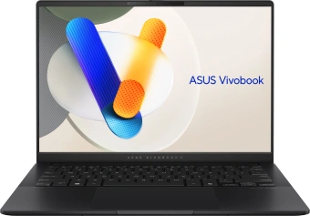 Ноутбук Asus VivoBook S14 OLED M5406NA-QD109 Ryzen 5 7535HS 16Gb SSD1Tb AMD Radeon 660M 14" OLED WUXGA (1920x1200) без ОС black WiFi BT Cam (90NB1493-M006B0) - купить недорого с доставкой в интернет-магазине