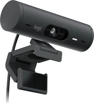 Камера Web Logitech HD Webcam Brio 500 черный 4Mpix (1920x1080) USB Type-C с микрофоном (960-001424) - купить недорого с доставкой в интернет-магазине
