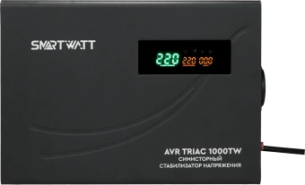Стабилизатор напряжения Smartwatt AVR Triac 1000TW 1000ВА черный - купить недорого с доставкой в интернет-магазине