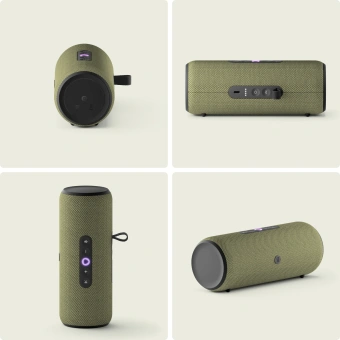 Умная колонка Yandex Стрит Алиса зеленый 30W 2.0 BT/Wi-Fi 10м 3300mAh (YNDX-00030GRN) - купить недорого с доставкой в интернет-магазине