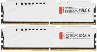 Память DDR5 2x16GB 5600MHz Kingston KF556C36BWEK2-32 Fury Beast White Expo RTL Gaming PC5-44800 CL36 DIMM 288-pin 1.25В kit single rank с радиатором Ret - купить недорого с доставкой в интернет-магазине