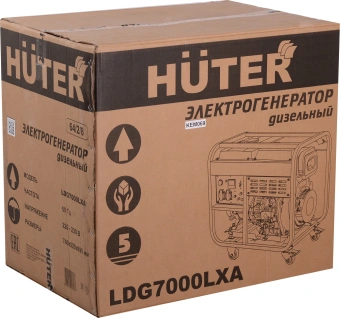 Генератор Huter LDG 7000LXA 5.5кВт - купить недорого с доставкой в интернет-магазине