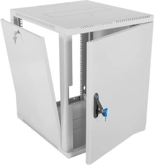 Шкаф коммутационный ЦМО (ШРН-15.500.1) настенный 15U 600x529мм пер.дв.металл 200кг серый 470мм 21кг 180град. 746мм IP20 металл - купить недорого с доставкой в интернет-магазине